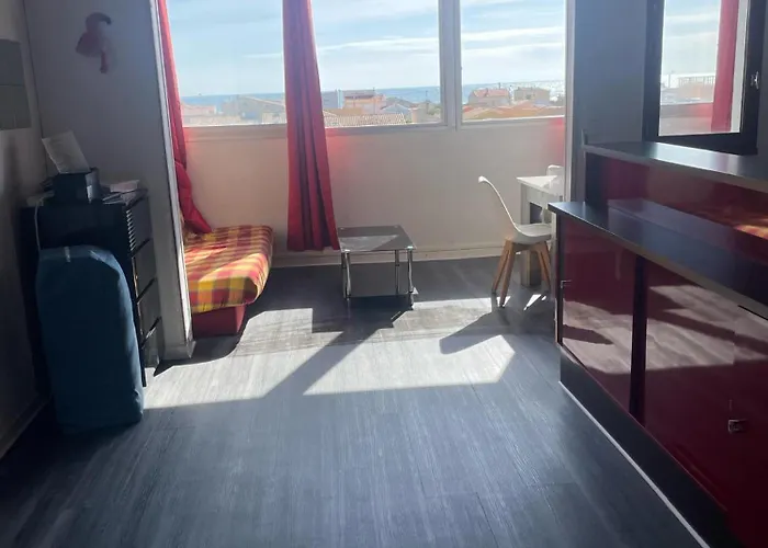 F3 Narbone-Plage Avec Solarium 250M De La Mer Vue Mer Et Clape